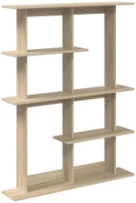 vidaXL Ράφι Τοίχου Sonoma Δρυς 102 x 20 x 130 εκ. Επεξεργασμένο Ξύλο