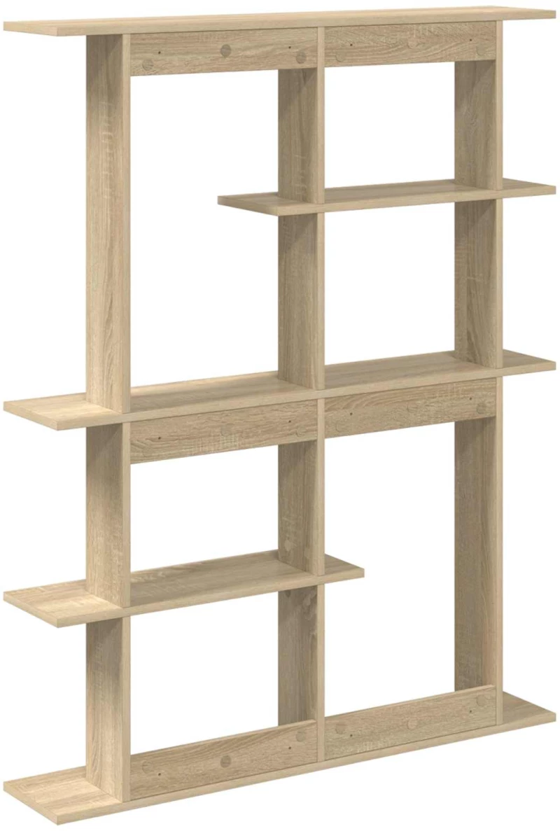 vidaXL Ράφι Τοίχου Sonoma Δρυς 102 x 20 x 130 εκ. Επεξεργασμένο Ξύλο