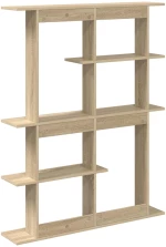 vidaXL Ράφι Τοίχου Sonoma Δρυς 102 x 20 x 130 εκ. Επεξεργασμένο Ξύλο