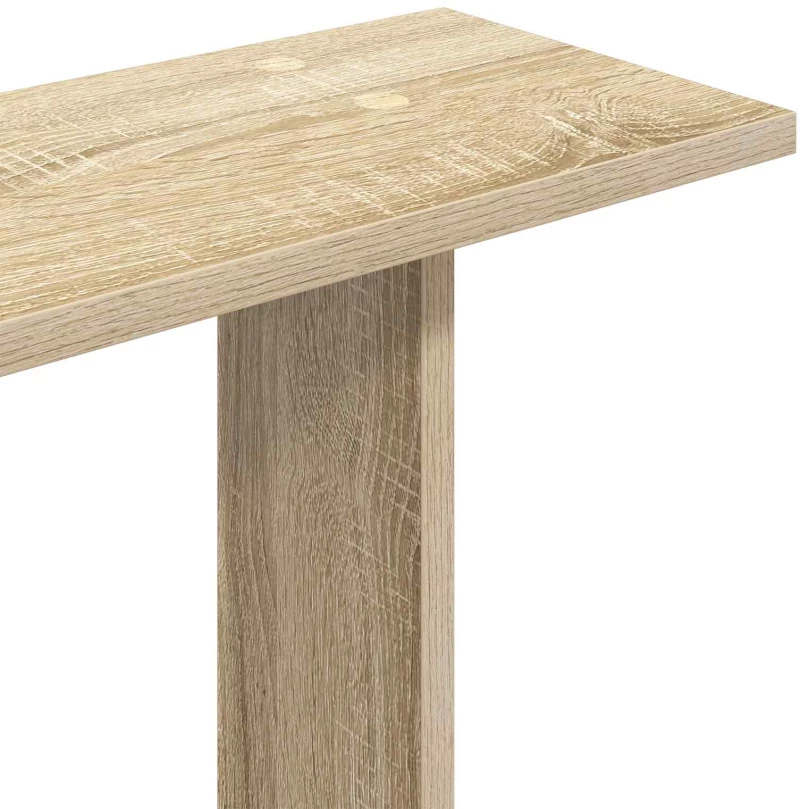 vidaXL Ράφι Τοίχου Sonoma Δρυς 102 x 20 x 130 εκ. Επεξεργασμένο Ξύλο