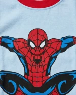 Παιδική Πιτζάμα Καλοκαιρινή Natura Spiderman 4094-ΣιέλNavy