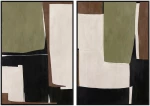 Πίνακας Καμβάς (Σετ 2Τμχ) YFA104 50x2,3x70cm Multi Espiel Κάθετοι Mdf,Καμβάς