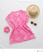 Παιδικό καφτάνι Crool &quotFlower&quot- pink