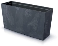 Ζαρντινιέρα ανθρακί beton effect Y40,6x77x23,5εκ.