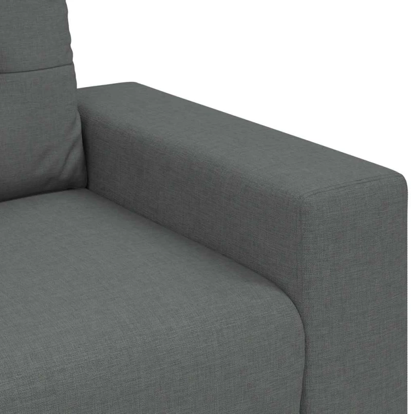 vidaXL Πολυθρόνα Σκούρο Γκρι 100 x 78 x 80 εκ. Ύφασμα