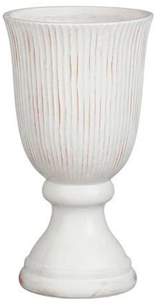 Βάζο 02.1192279 Φ19x35cm White Κεραμικό