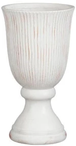 Βάζο 02.1192279 Φ19x35cm White Κεραμικό