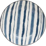 Πιάτο Βαθύ Ριγέ 07.217080D Φ20x4,6cm White-Blue Πορσελάνη