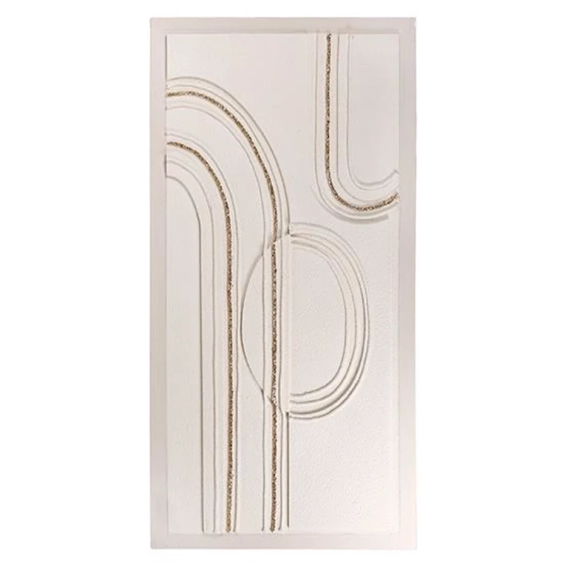 Πίνακας 3D μπεζ–χρυσός 140x70x3cm Eurolamp 812-20047
