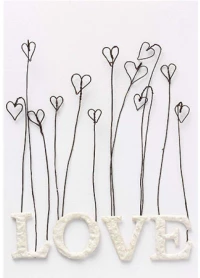 Ευχετήρια Κάρτα Love Hearts RD0062353 17x12cm White Raeder