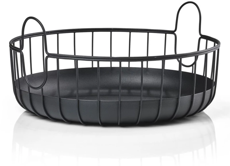 Καλάθι Μεταλλικό Inu 28682 38x18cm Black Zone Denmark Μέταλλο