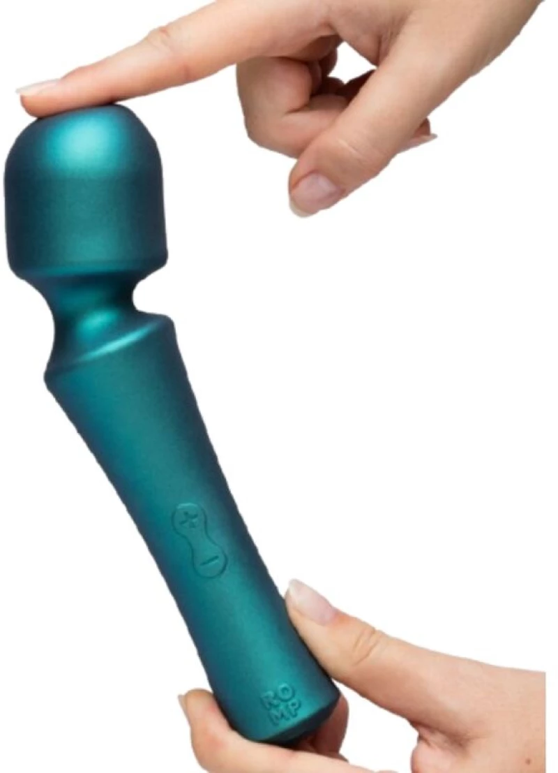 ROMP - PRESTO MINI WAND VIBRATOR FLEXIBLE HEAD GREEN