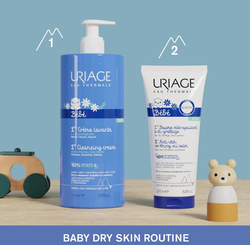 URIAGE Baby 1st Cleansing Cream, Βρεφική Κρέμα Καθαρισμού - 500ml