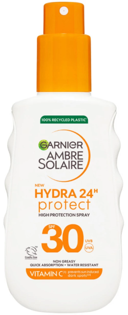 GARNIER Ambre Solaire Hydra Protect 24 SPF30, Αντηλιακό Γαλάκτωμα Σπρέι - 150ml