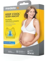 Medela Στηθόδεσμος Εγκυμοσύνης & Θηλασμού Keep Cool™ Sleep Bra Μαύρο XXLarge 101045327
