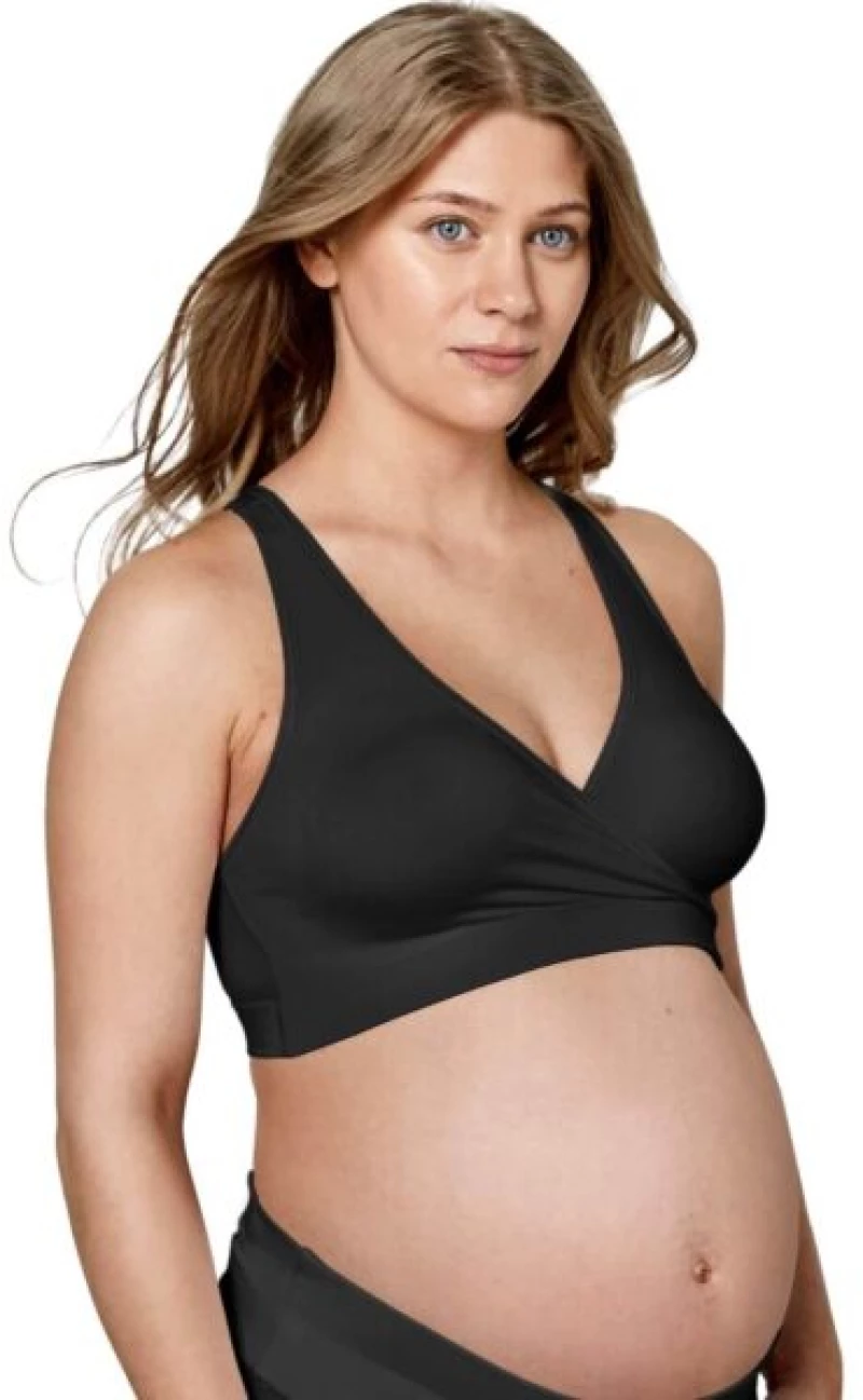 Medela Στηθόδεσμος Εγκυμοσύνης & Θηλασμού Keep Cool™ Sleep Bra Μαύρο XXLarge 101045327