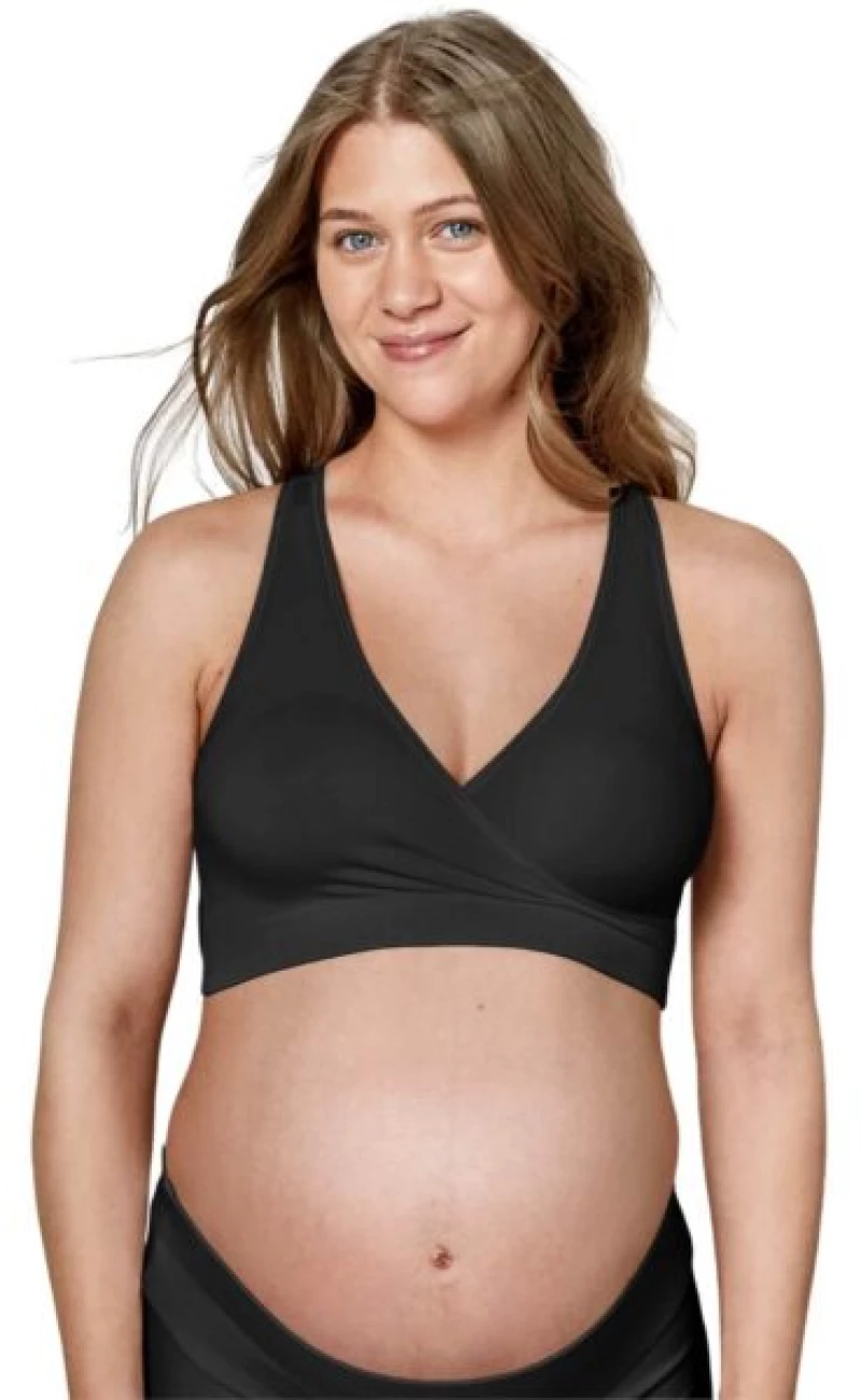 Medela Στηθόδεσμος Εγκυμοσύνης & Θηλασμού Keep Cool™ Sleep Bra Μαύρο XXLarge 101045327