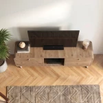 Έπιπλο τηλεόρασης Doro Megapap χρώμα sepet oak 150x34x41εκ.