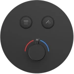 Θερμοστατικός μίκτης ντους διπλός ARTEMIS Nero SC173 2231 KARAG