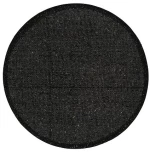 Σουπλά γιούτας μαύρο/χρυσό glitter Φ38cm