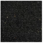 Σουπλά γιούτας μαύρο/χρυσό glitter Φ38cm