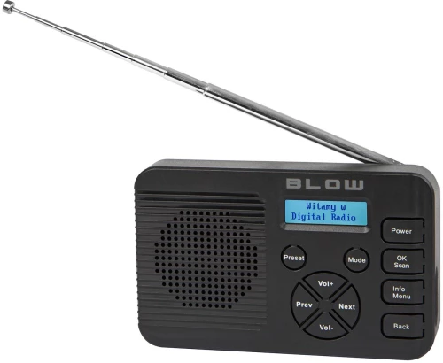Φορητό ραδιόφωνο κουζίνας FM/DAB+ BLOW RK4 με bluetooth μαύρο