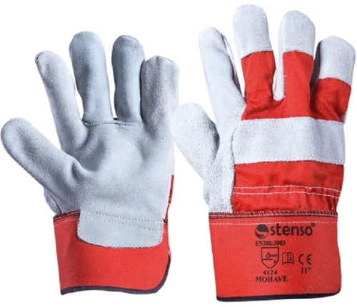 Δερμάτινα Γάντια Εργασίας Κόκκινο - Mohave Gloves Red