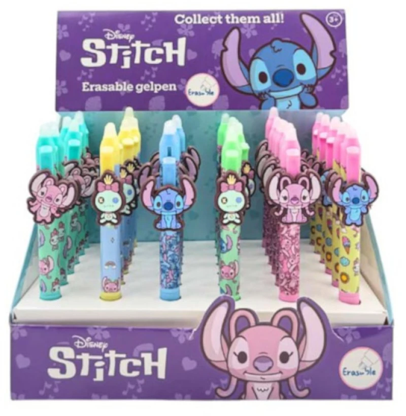 Stitch Στυλό Τζελ που Σβήνει με Κλίπ (Τυχαίο Σχέδιο) ST253247