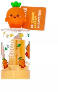 Ξύστρα Fancy i-Total Βαρελάκι Διάφανο Carrie Carrot XL2687C
