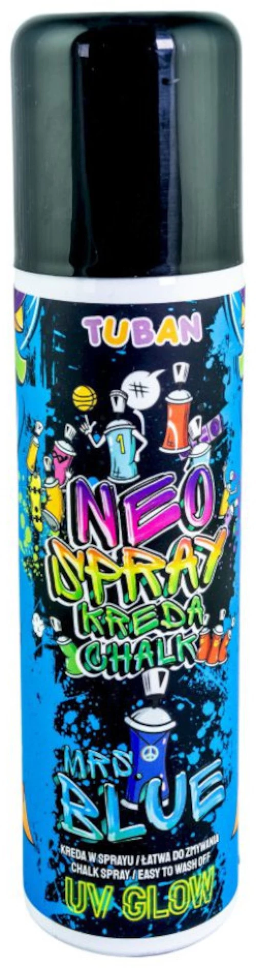 Spray κιμωλίας ΝΕΟΝ μπλε (150ml)