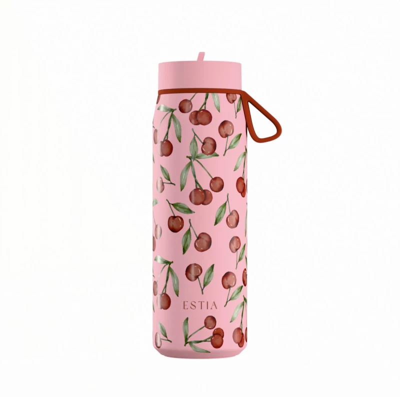 ESTIA ΘΕΡΜΟΣ PULSE  SAVE THE AEGEAN 500ml CHERRY ROSE