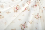 Παπλωματοθήκη Κούνιας 120x160 Newborn Bear 717 White-Grey Dimcol