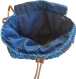Backpack πλεκτή τσάντα camel