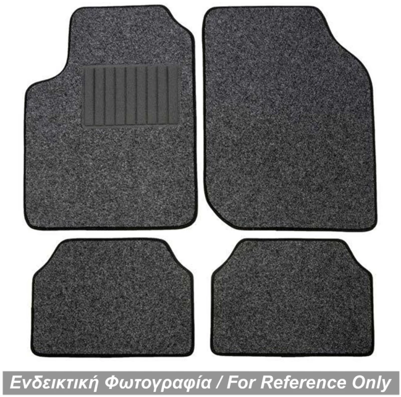 ΠΑΤΑΚΙΑ ΜΟΚΕΤΑ ΓΙΑ MITSUBISHI LANCER 1999-2004 (ΓΚΡΙ ΜΕ ΜΑΥΡΟ ΡΕΛΙ) - 4 ΤΕΜ.
