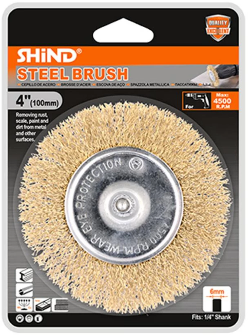 Shind Συρματοβουρτσα Δραπανου Ισια 100mm (Shi-94921) (Shi94921)