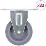 vidaXL 32 τεμάχια Σταθερές Ρόδες 75 χιλ.