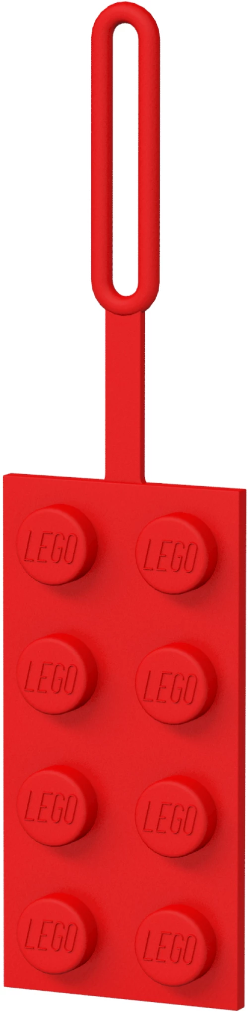 Lego® Ετικετα Βαλιτσας 2x4 Κοκκινο