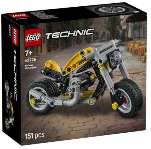 LEGO Technic Yellow Motorcycle