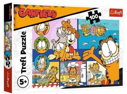 Puzzle Trefl Lazy Garfield 100pcs