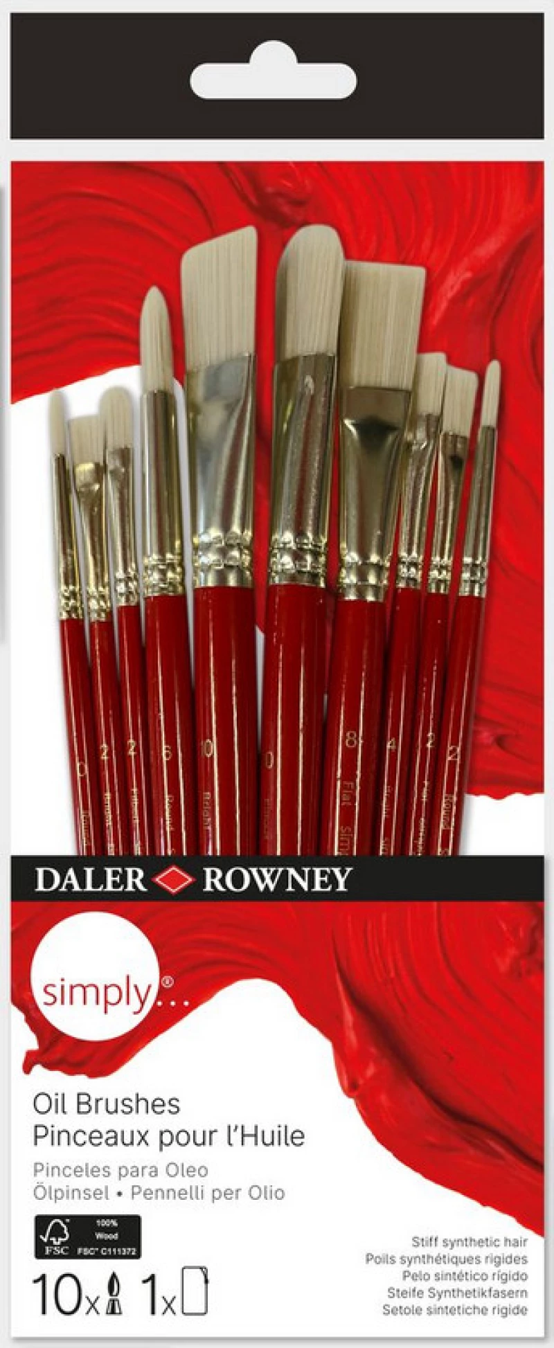 Πινέλα | Daler Rowney Watercolour Brushes |  Σετ 10 Τεμάχια | 216640110
