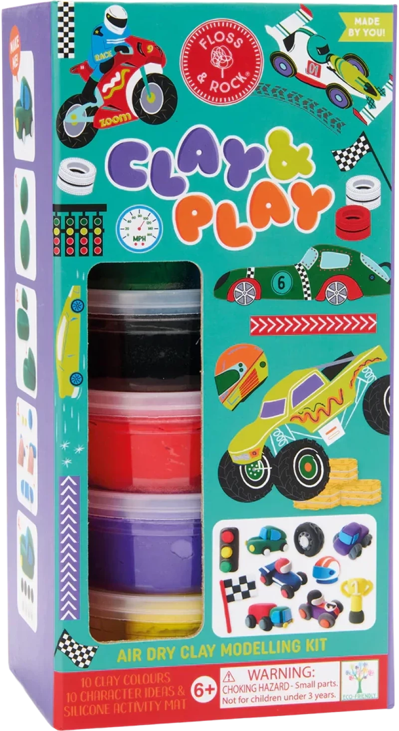 Floss & Rock - Clay & Play Παιδικός Πηλός Cars 52P6245