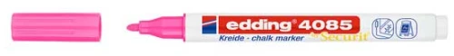 Μαρκαδόρος Υγρής Κιμωλίας Edding 4085 1-2mm Ροζ Φωσφορόυχο