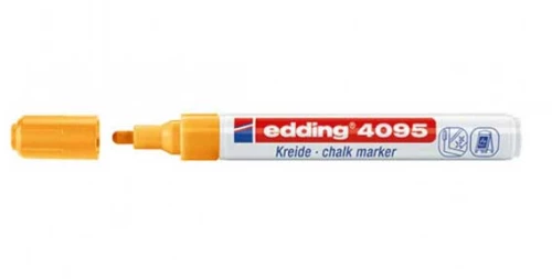 Μαρκαδόρος Υγρής Κιμωλίας Edding 4095 2-3mm Πορτοκαλί