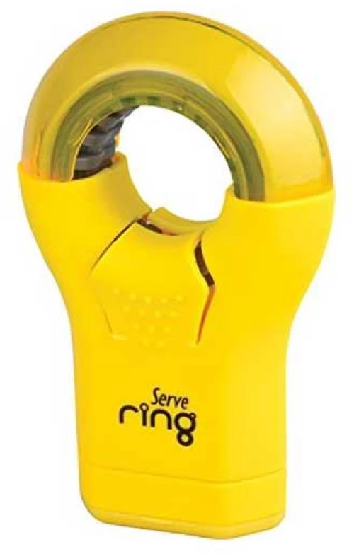 Γόμα-Ξύστρα Serve Ring Κίτρινο