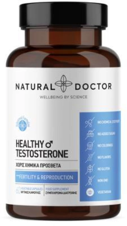 NATURAL DOCTOR Healthy Testosterone 60 Κάψουλες