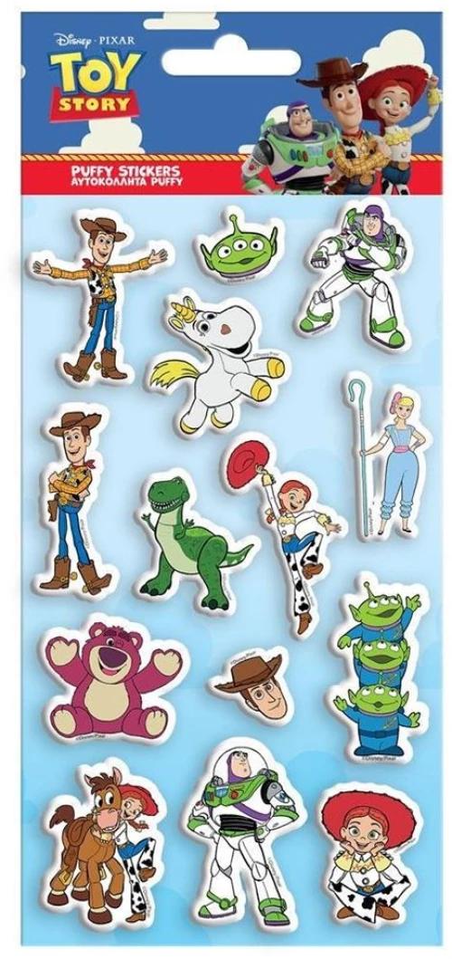 Αυτοκόλλητα Puffy 10x22εκ Toy Story 000566024