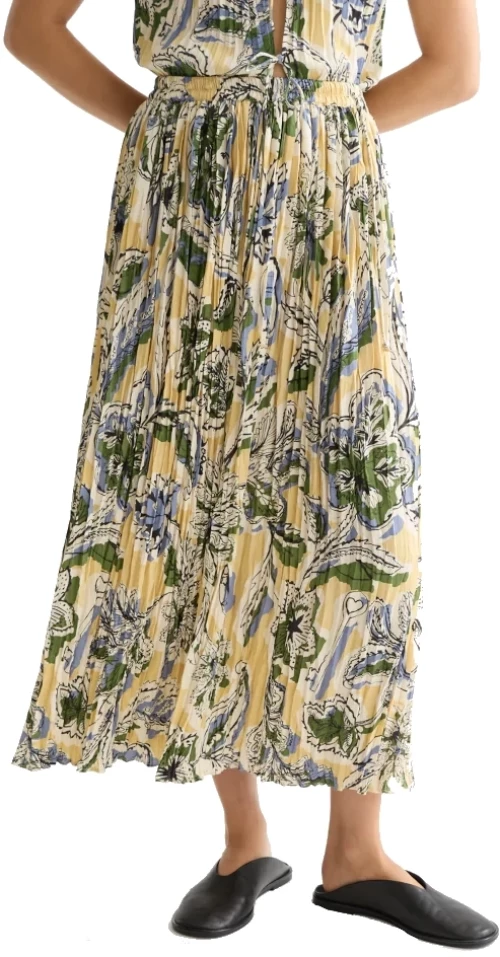 Scotch&Soda Printed Micro Pleat Skirt