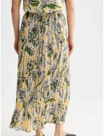 Scotch&Soda Printed Micro Pleat Skirt