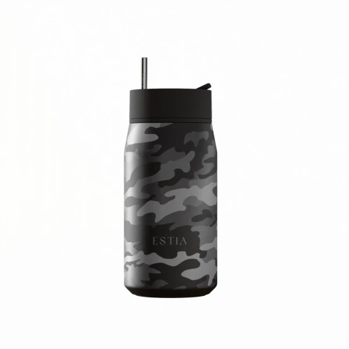 Estia Θερμος Lens Save the Aegean 360ml Dark Camo