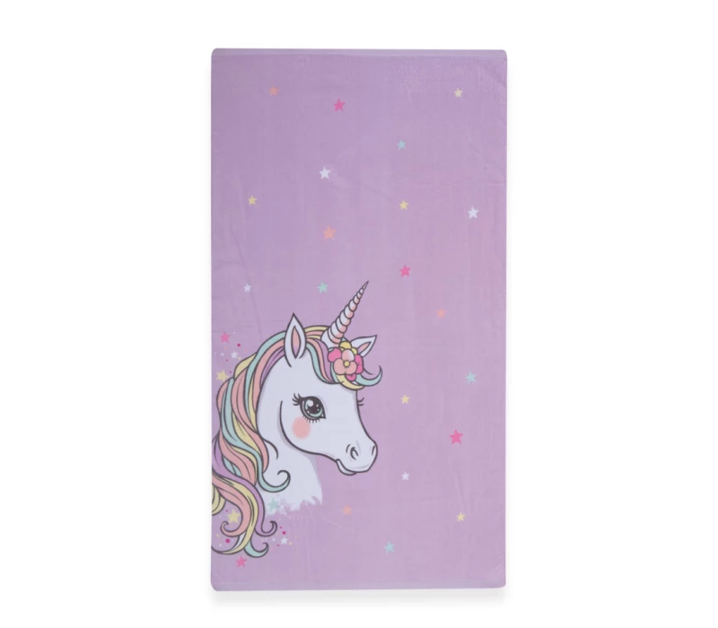 Παιδική Πετσέτα Θαλάσσης Nef-Nef Cute Unicorn Lilac 70x120